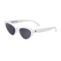 Wicked White Cat-Eye Sunglasses