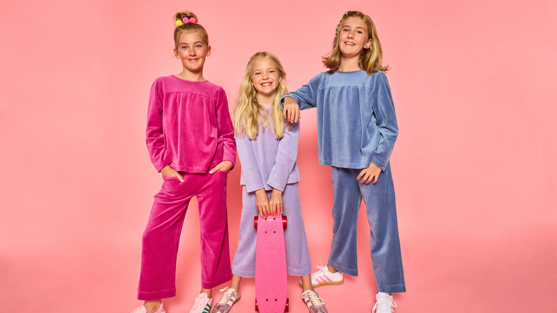 Palazzo Pants - Magenta Velour