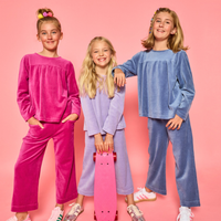 Palazzo Pants - Magenta Velour