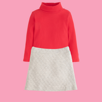 girls tween clothing red ribbed turtleneck