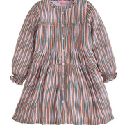 BISBY girls retro stripe dress, girls fall dress, girls stripe dress, BISBY girl