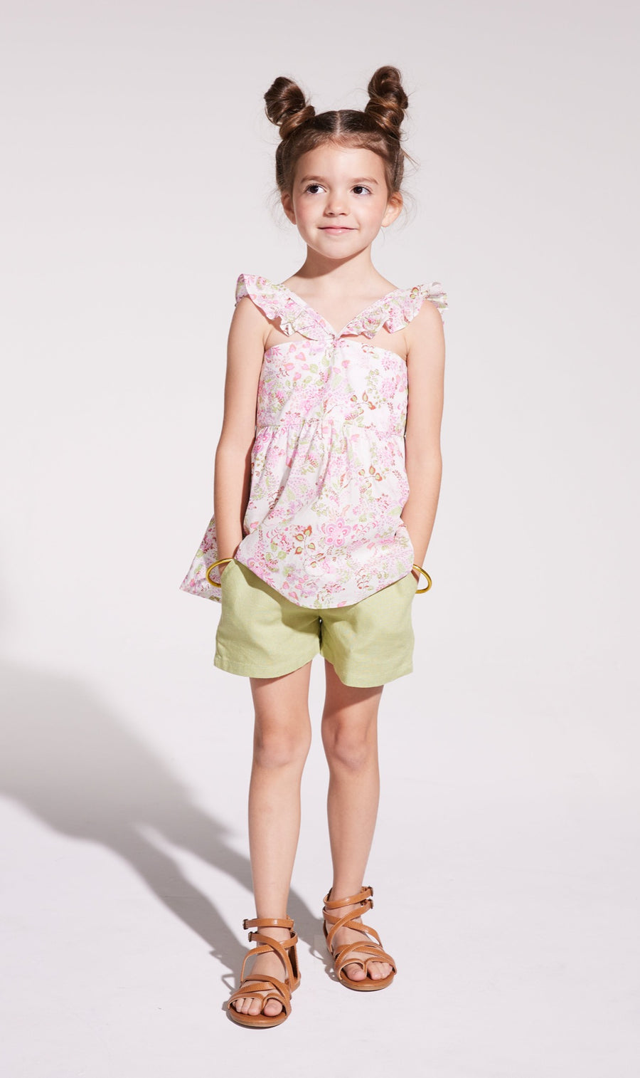 Soho Top - Violet Floral