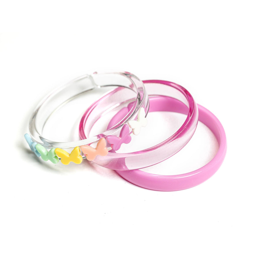 Butterfly Candy Bangles - Set of 3