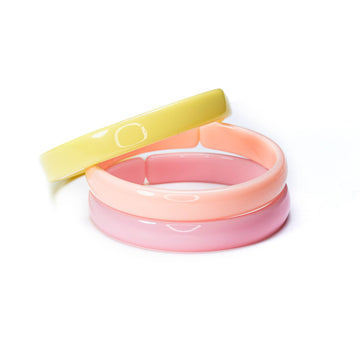 Pastel Bangles - Set of Three