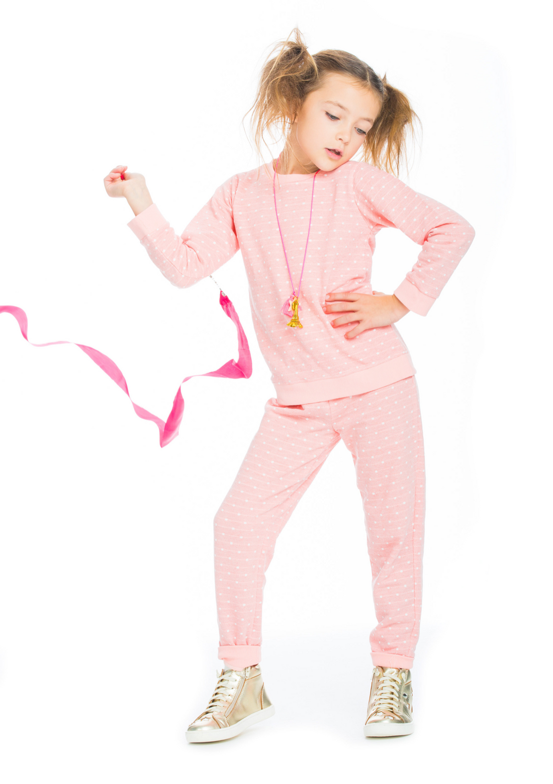 Sweatpant - Pink Dot