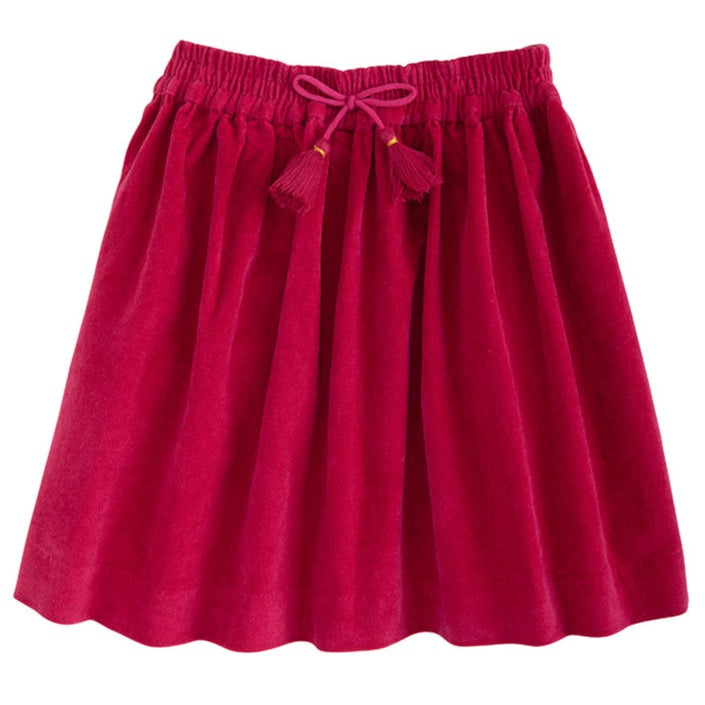 Circle Skirt - Bougainvillea Velvet