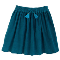 Circle Skirt - Turquoise Velvet
