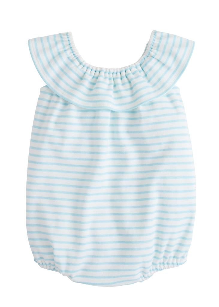 BISBY baby girls kate bubble in blue and white stripes 