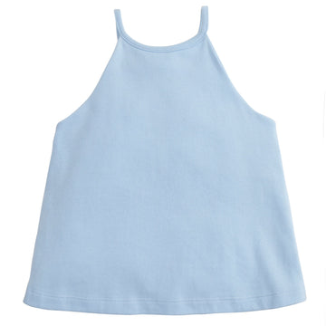 girls light blue tank top with halter neck by BISBY