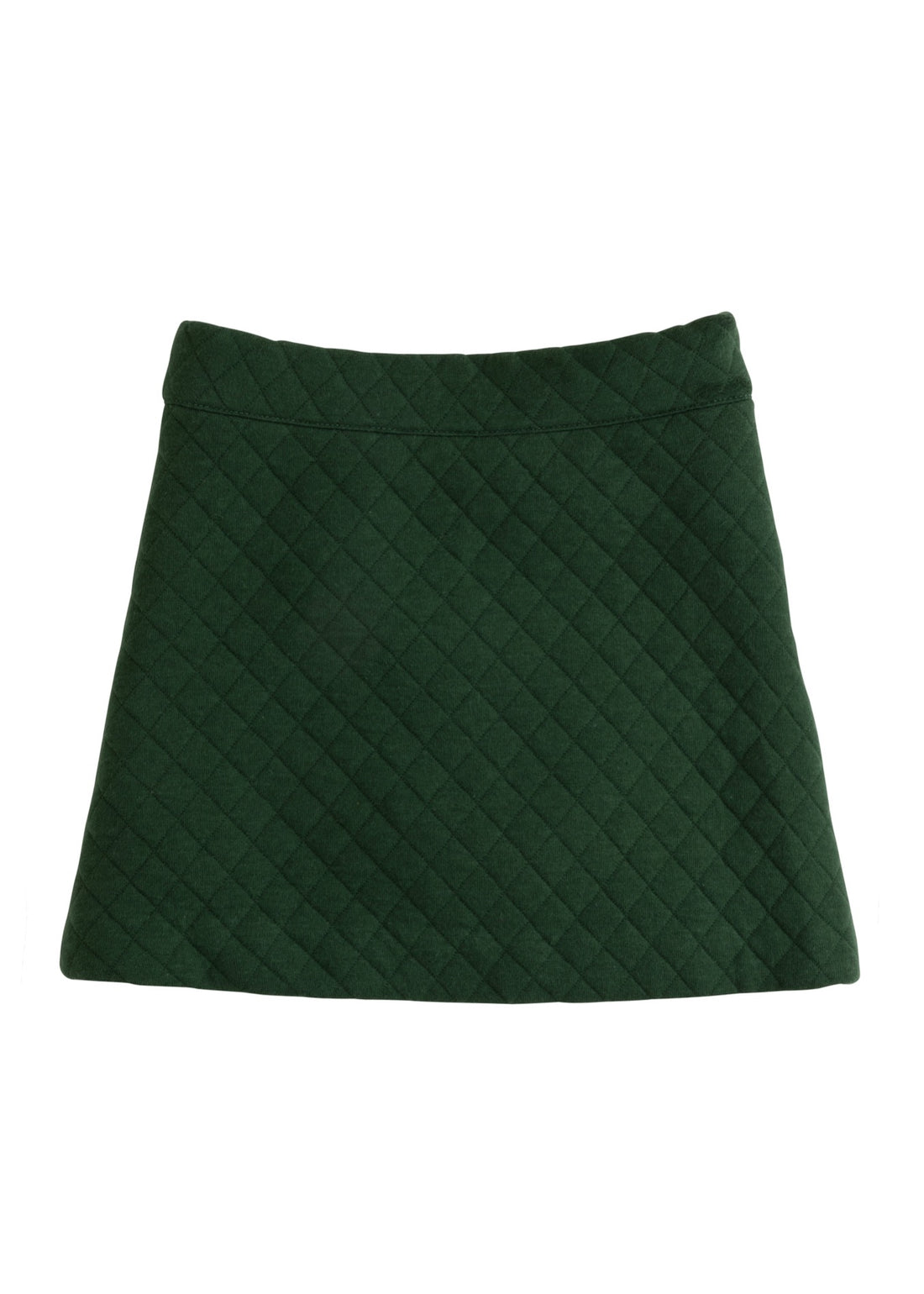 BISBY girl skirt, girls mini skirt, girls quilted skirt, girls green skirt, girls tween clothing