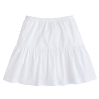 BISBY girls pull on skort in white polka dots with white polka dots 