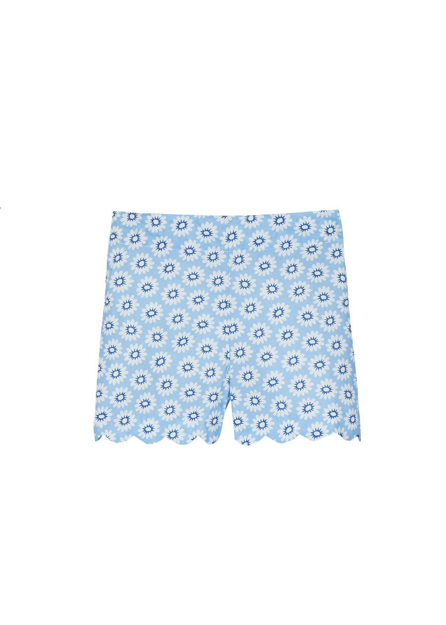 Southampton Shorts - Periwinkle Floral
